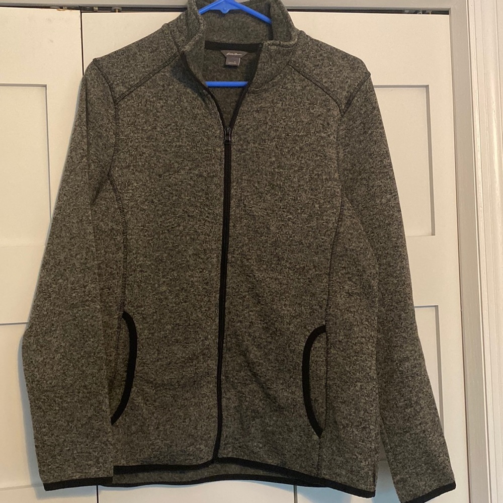 Eddie Bauer fleece lined coat, size L